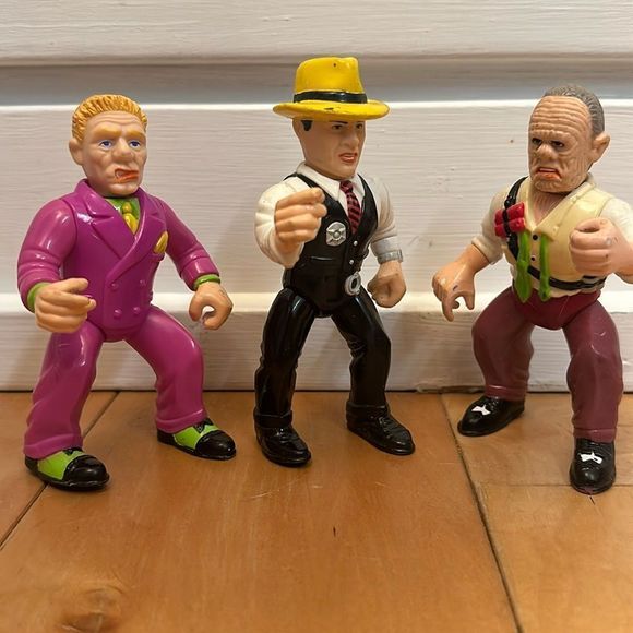 Dick Tracy Characters, Disney Playmates Toys Inc. 3x 4.5x2.5” - Picture 2 of 6